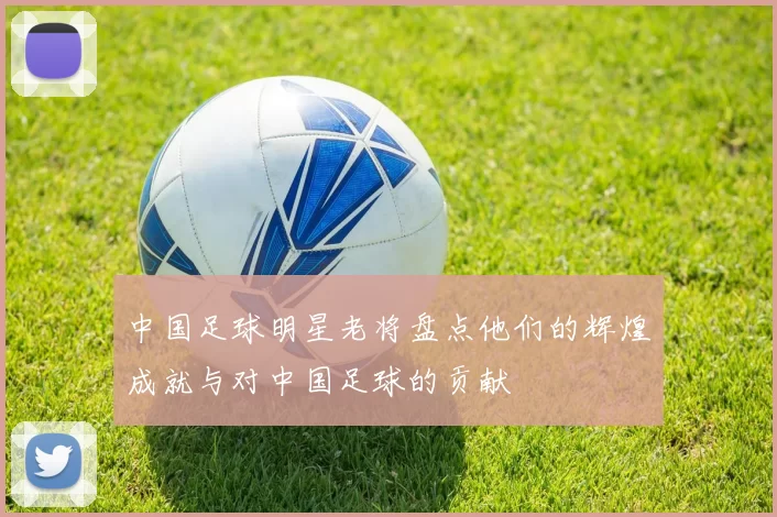 中国足球明星老将盘点他们的辉煌成就与对中国足球的贡献