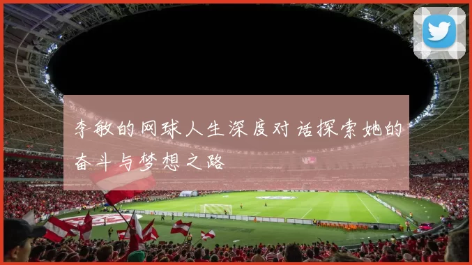 李敏的网球人生深度对话探索她的奋斗与梦想之路